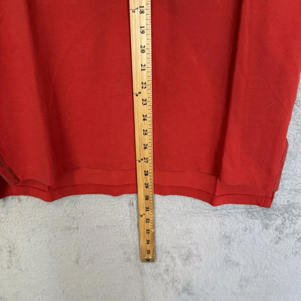 S Polo Ralph Lauren Shirt Mens‎ M Red C1 Rafting Striped Polo Custom Fit